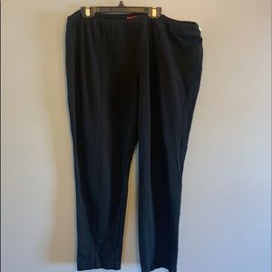 Izod black track pants, great fit, XL
